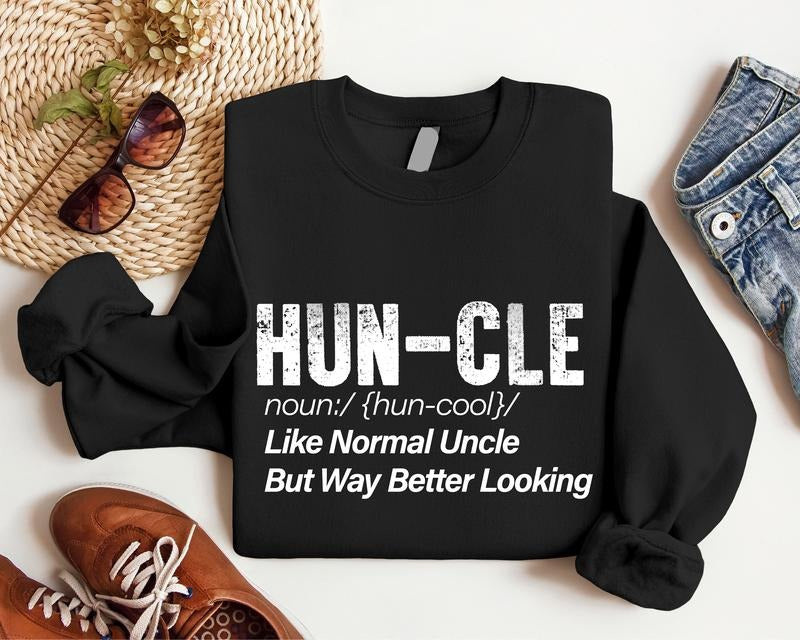Uncle Definition Sweatshirt, Cool Uncle Hoodie, Uncle Pregnancy Announcement Sweatshirt, Uncle Birthday Gift Long Sleeve, New Uncle To Be Sweatshirt.