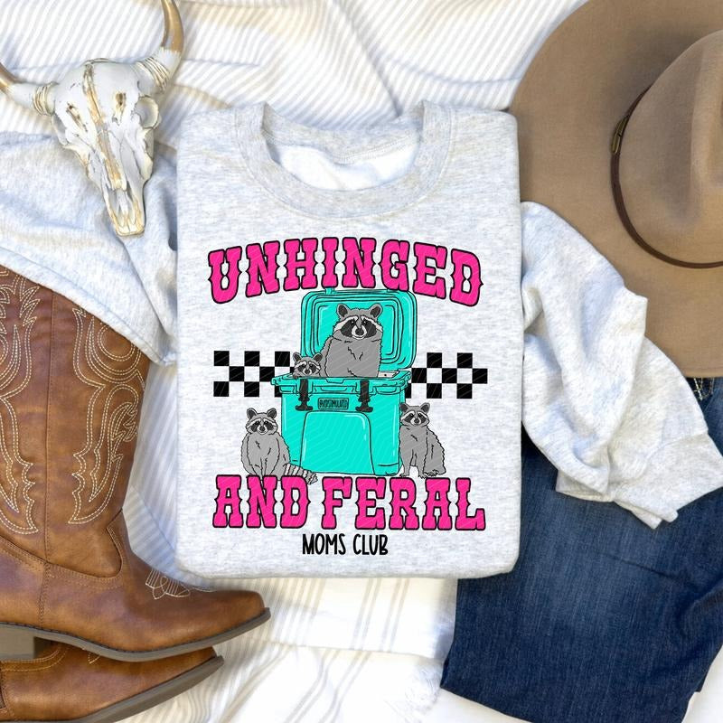 Unhinged & Feral DTF Transfers - THIS IS NOT A SHIRT Hoodie, Sweatshirt | HypeDripTees.com