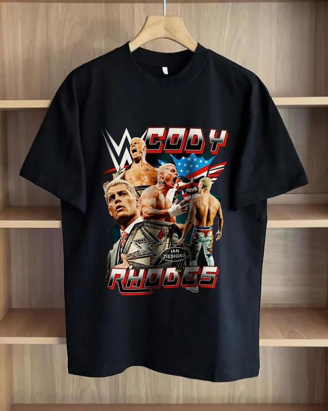 Unisex' T-Shirt Cody American Rhodes Nightmare T Shirt, Wrestler Tee, Unisex Cotton Tee Hoodie, Sweatshirt | HypeDripTees.com