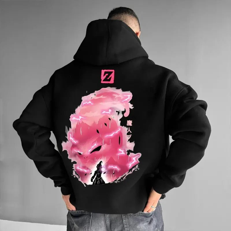 Unisex Anime MAJIN BUU Print Hoodie, Manga Hoodie For Men, Best Anime Hoodie, Gift For Anime Lovers, Anime Printed Shirt,...