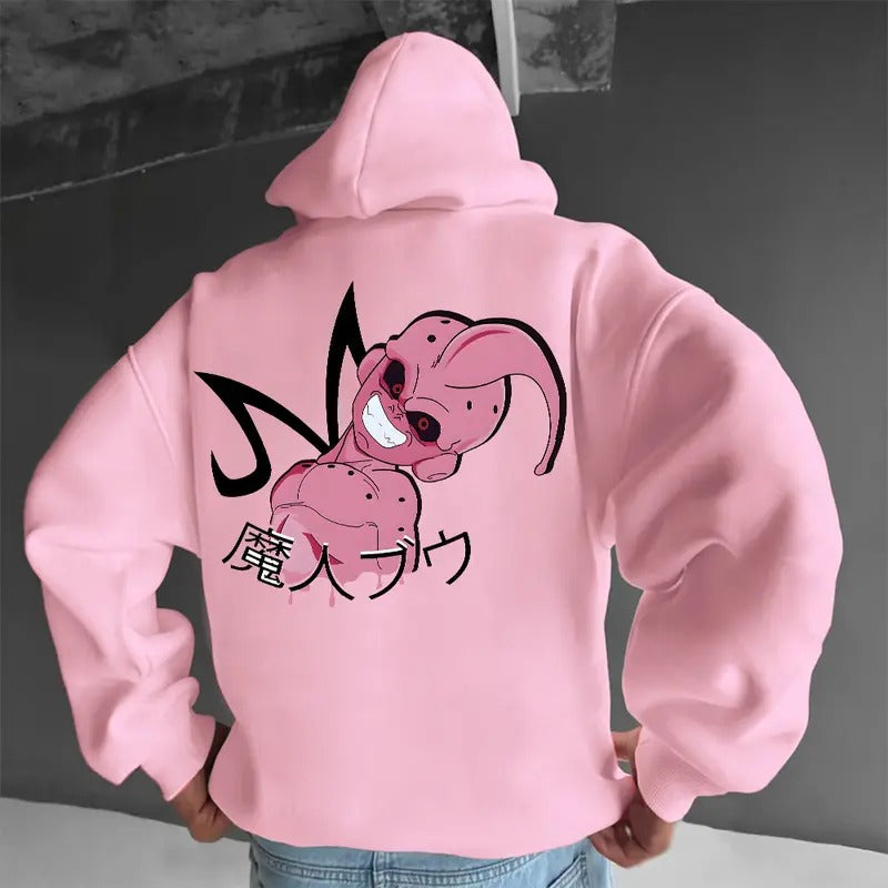 Unisex BUU Graphic Print Hoodie, Manga Hoodie For Men, Best Anime Hoodie, Gift For Anime Lovers, Anime Printed Shirt, DB...