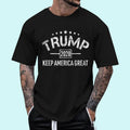 [Unisex Cotton] Donald Trump 2028 Keep America Great 4th Of July Election T-Shirt , Short Sleeve, Top Unisex