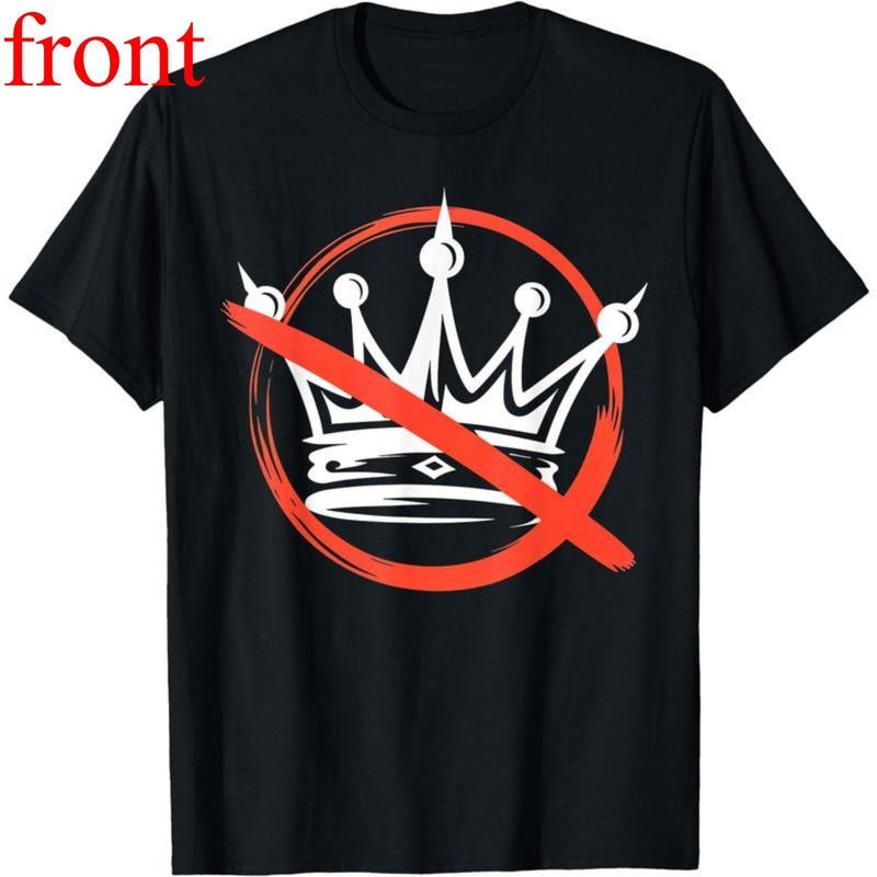 Unisex Cotton Graphic Tee No Kings Enjoy Freedom Without T-Shirt Hoodie, Sweatshirt | HypeDripTees.com