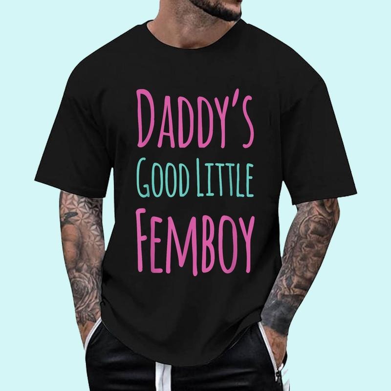 [Unisex Cotton Shirt] Femoby Daddy's Good Little Femboy T-Shirt Classic Comfy Hoodie, Sweatshirt | HypeDripTees.com