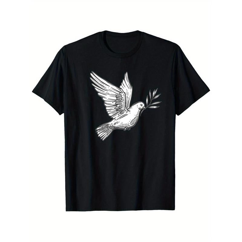 Unisex Flying Dove Graphic T-Shirt for Men & Women