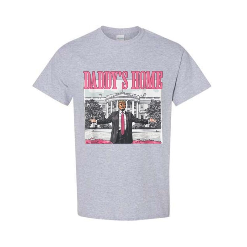 Unisex Funny Trump Daddys Home, Trump 2024, Trendy Shirt Hoodie, Sweatshirt | HypeDripTees.com
