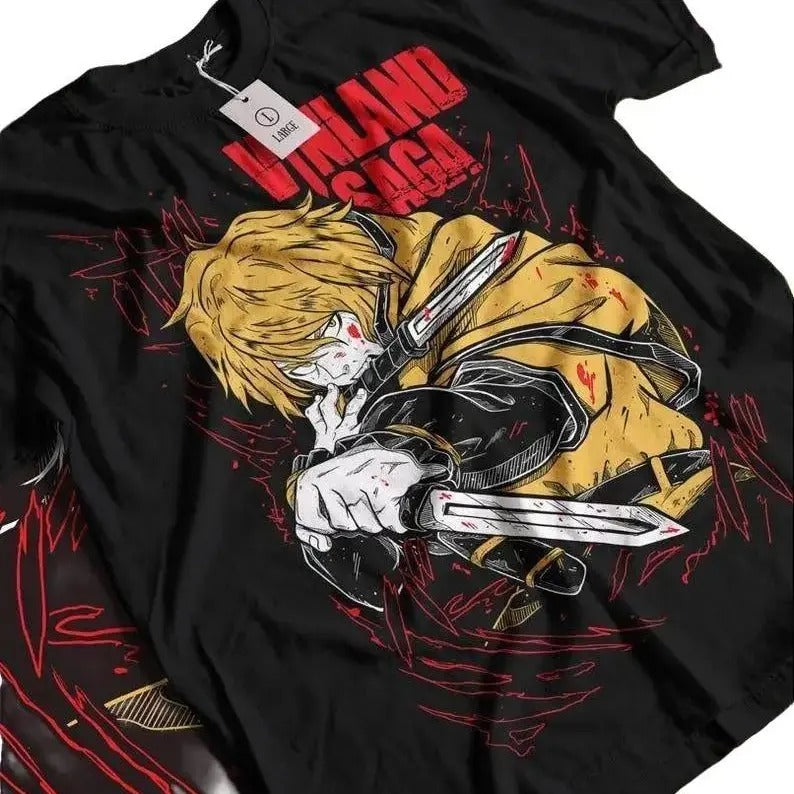 Unisex Thorfinn Son of Thors Anime T-Shirt, Manga Viking Saga Shirt Hoodie, Sweatshirt | HypeDripTees.com