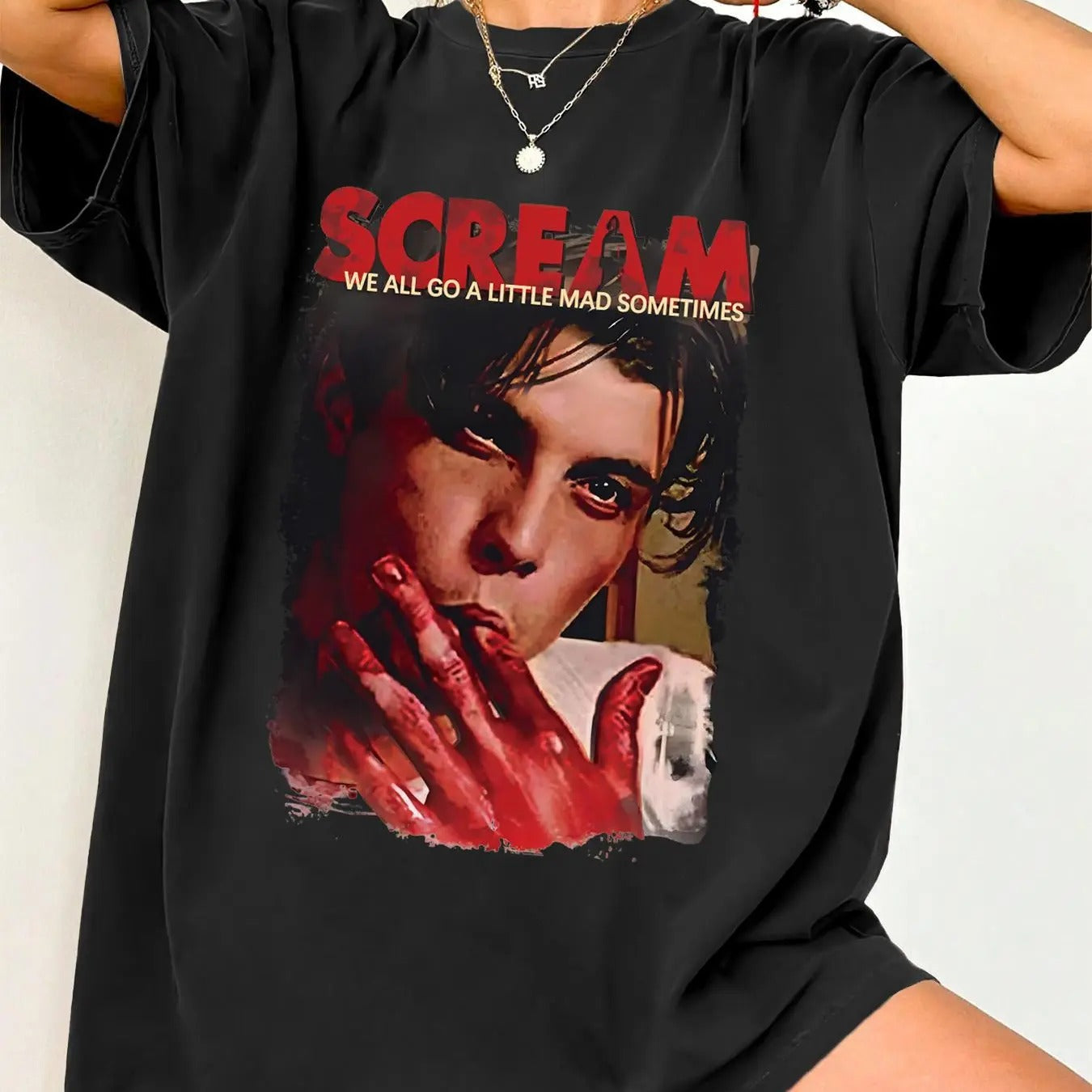 Unisex's  Letter & Figure Print Drop Shoulder Tee, Casual Comfy Half Sleeve Round Neck T-shirt for Summer, Men's and...