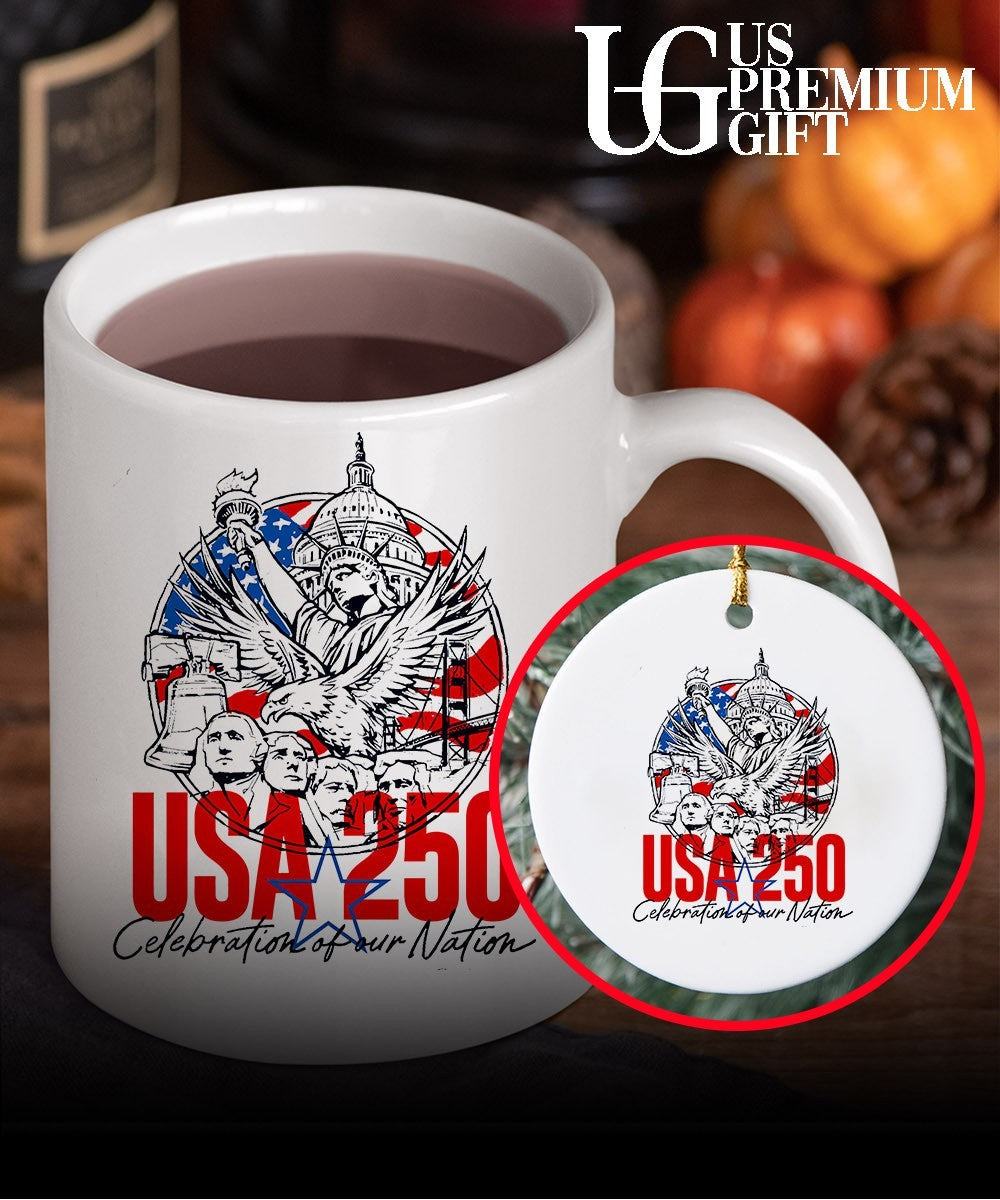 United States Of America USA 250 Patriotic Symbols Celebration Of Our Nation shirt