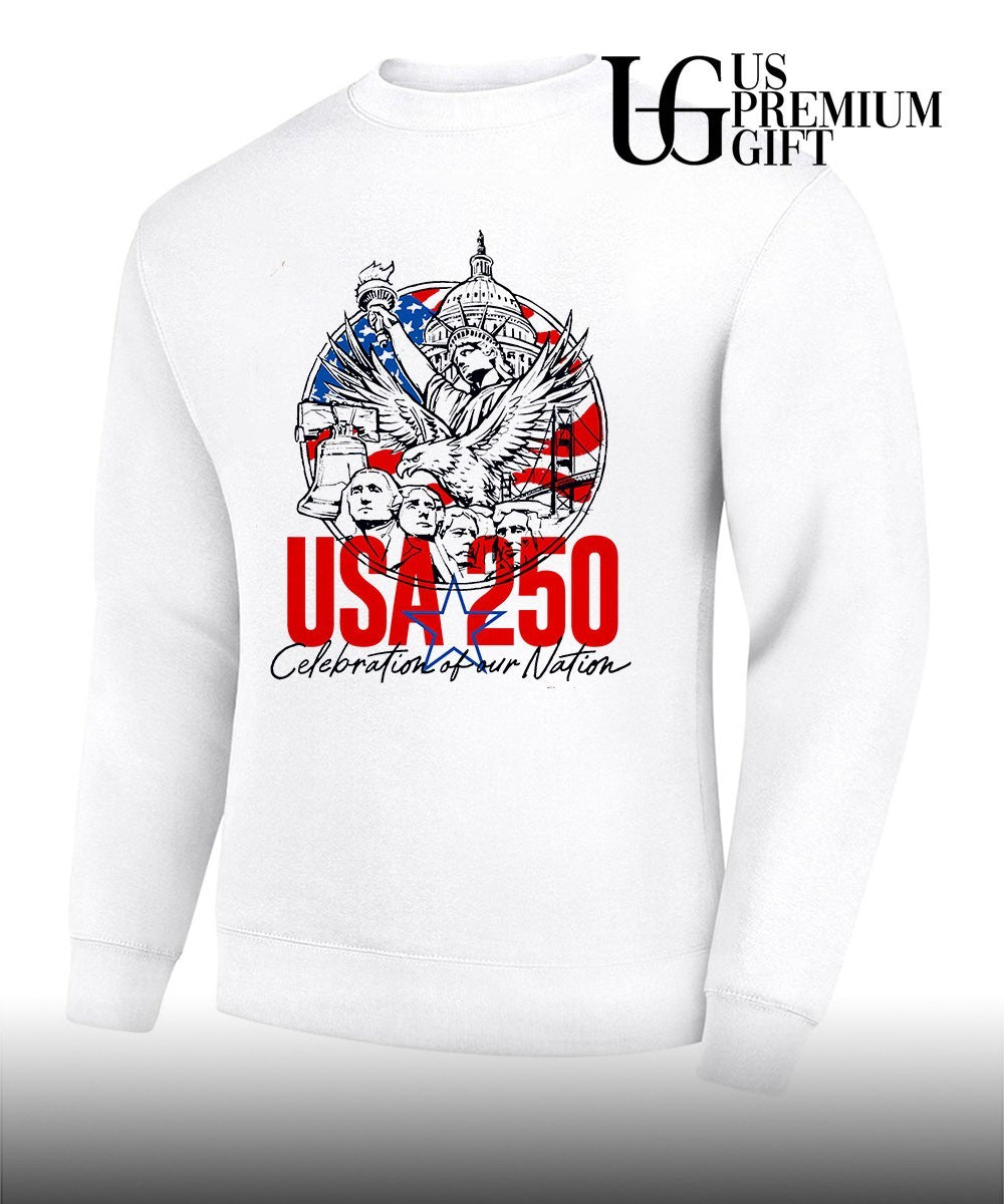 United States Of America USA 250 Patriotic Symbols Celebration Of Our Nation shirt