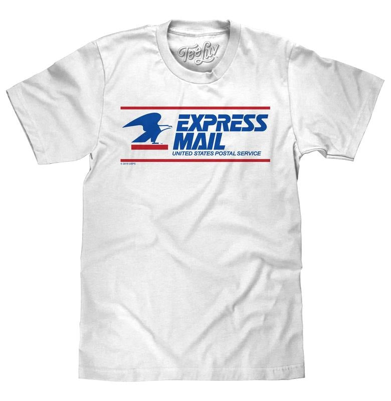 United States Postal Service Express Mail T-Shirt - White Hoodie, Sweatshirt | HypeDripTees.com