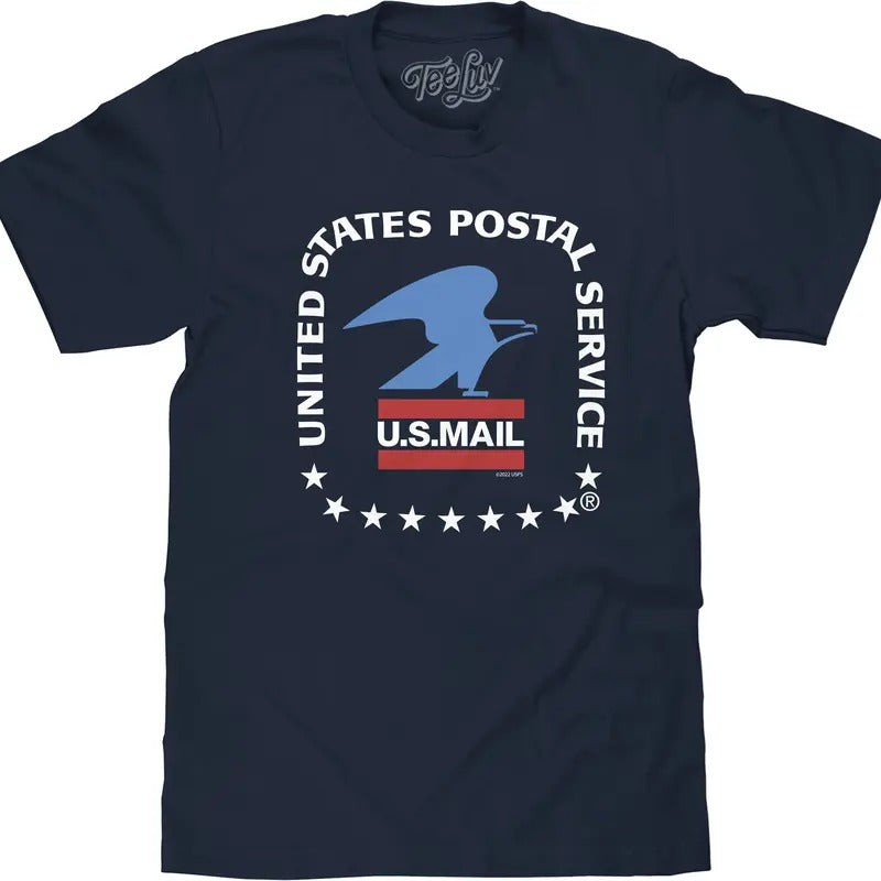United States Postal Service U.S. Mail Eagle T-Shirt - Navy Hoodie, Sweatshirt | HypeDripTees.com