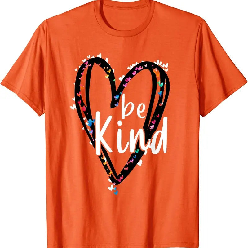 Unity Day Orange Tee Heart Be Kind Anti Bullying Teacher T-Shirt Hoodie, Sweatshirt | HypeDripTees.com