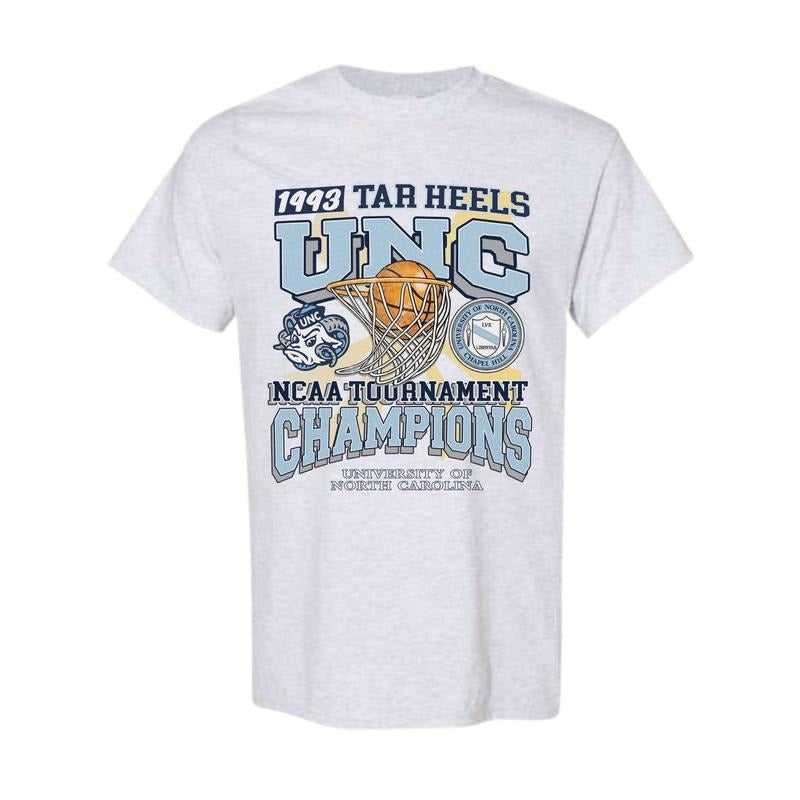 University Of North Carolina Tournament Champs NCAA T-Shirt, Full Color, Full Size Hoodie, Sweatshirt | HypeDripTees.com