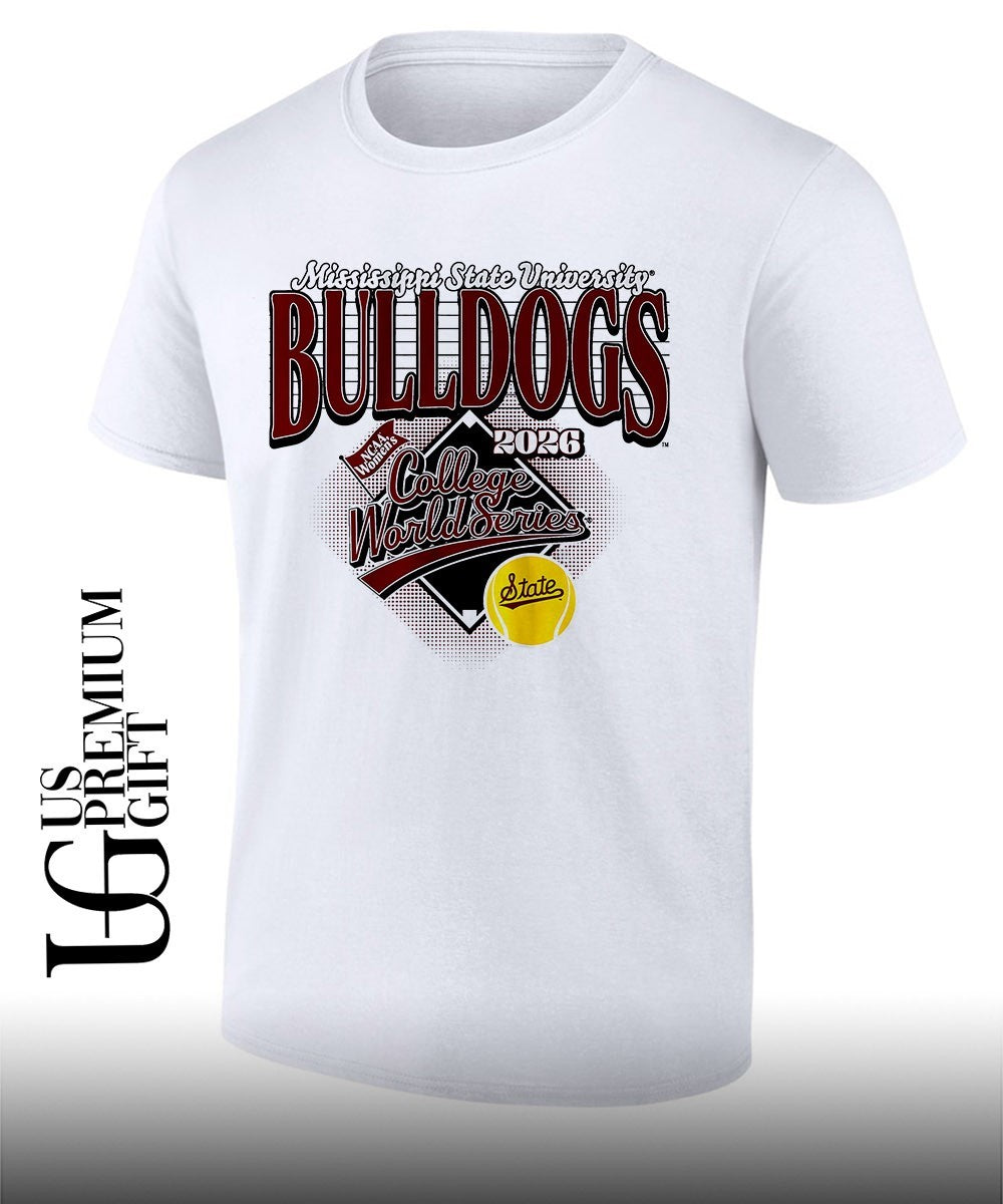 University State University Mississippi State Bulldogs softball NCAA Women’s College World Series 2026 shirt