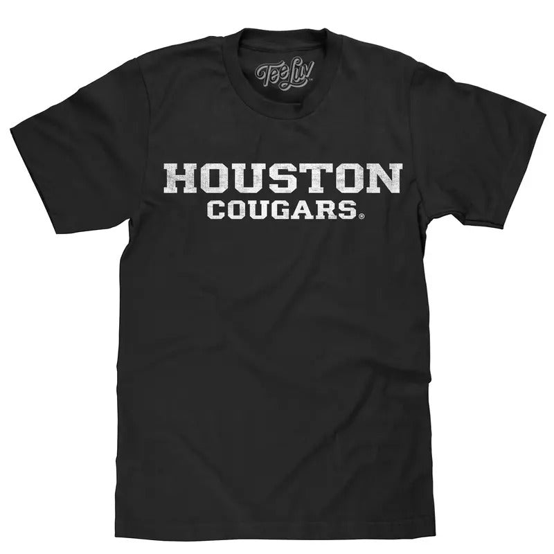 University of Houston Cougars T-Shirt - Black Hoodie, Sweatshirt | HypeDripTees.com
