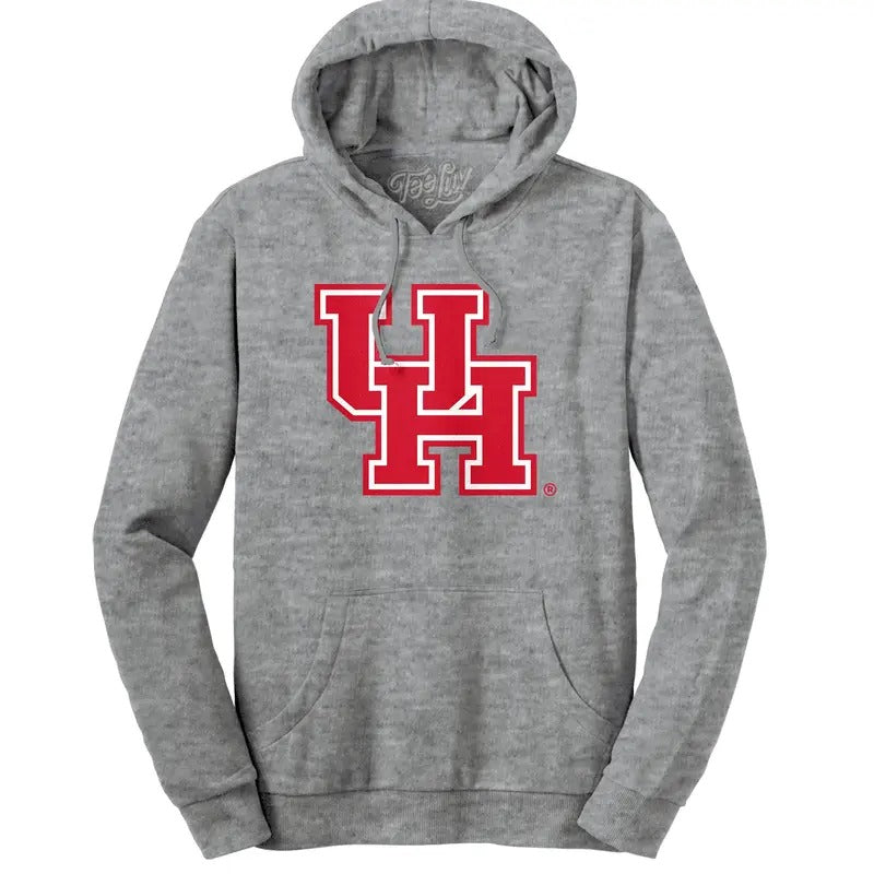 University of Houston Hooded Sweatshirt - Gray T-Shirts, Hoodie | HypeDripTees.com