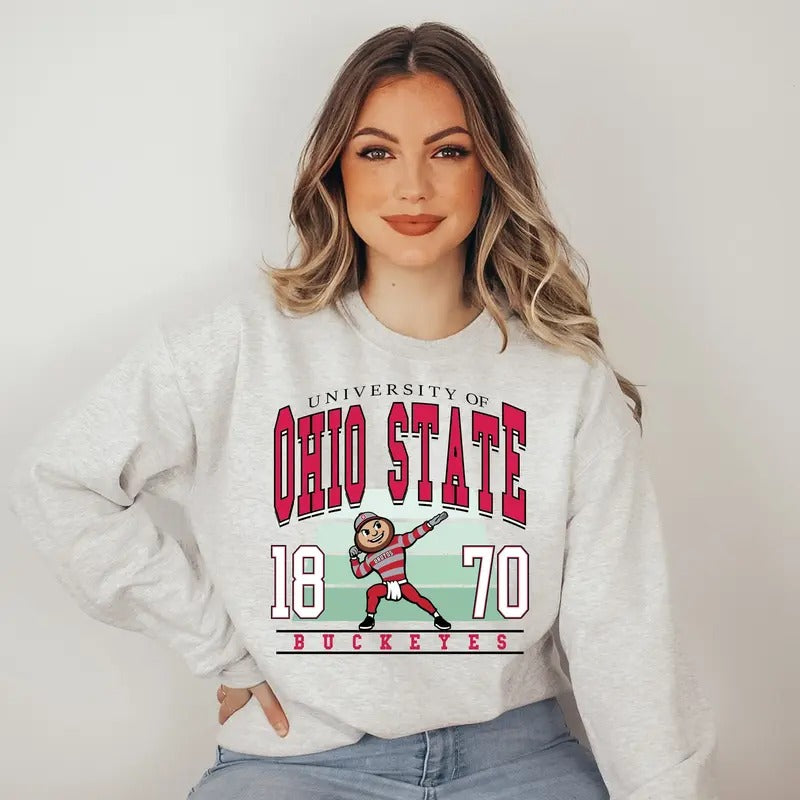 University of Ohio State Vintage Football Sweatshirt T-Shirts, Hoodie | HypeDripTees.com