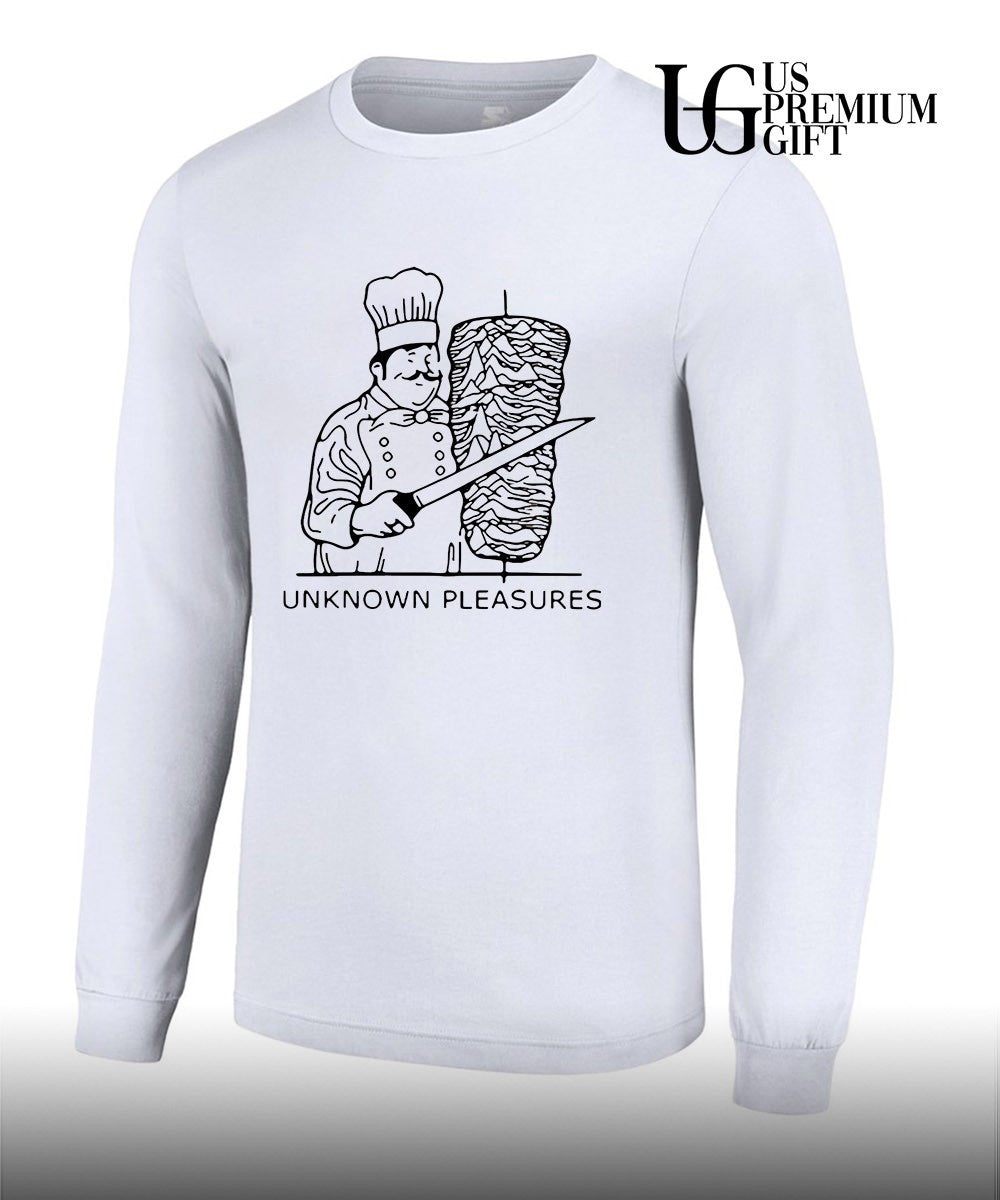 Unknown pleasures kebab joy division parody shirt