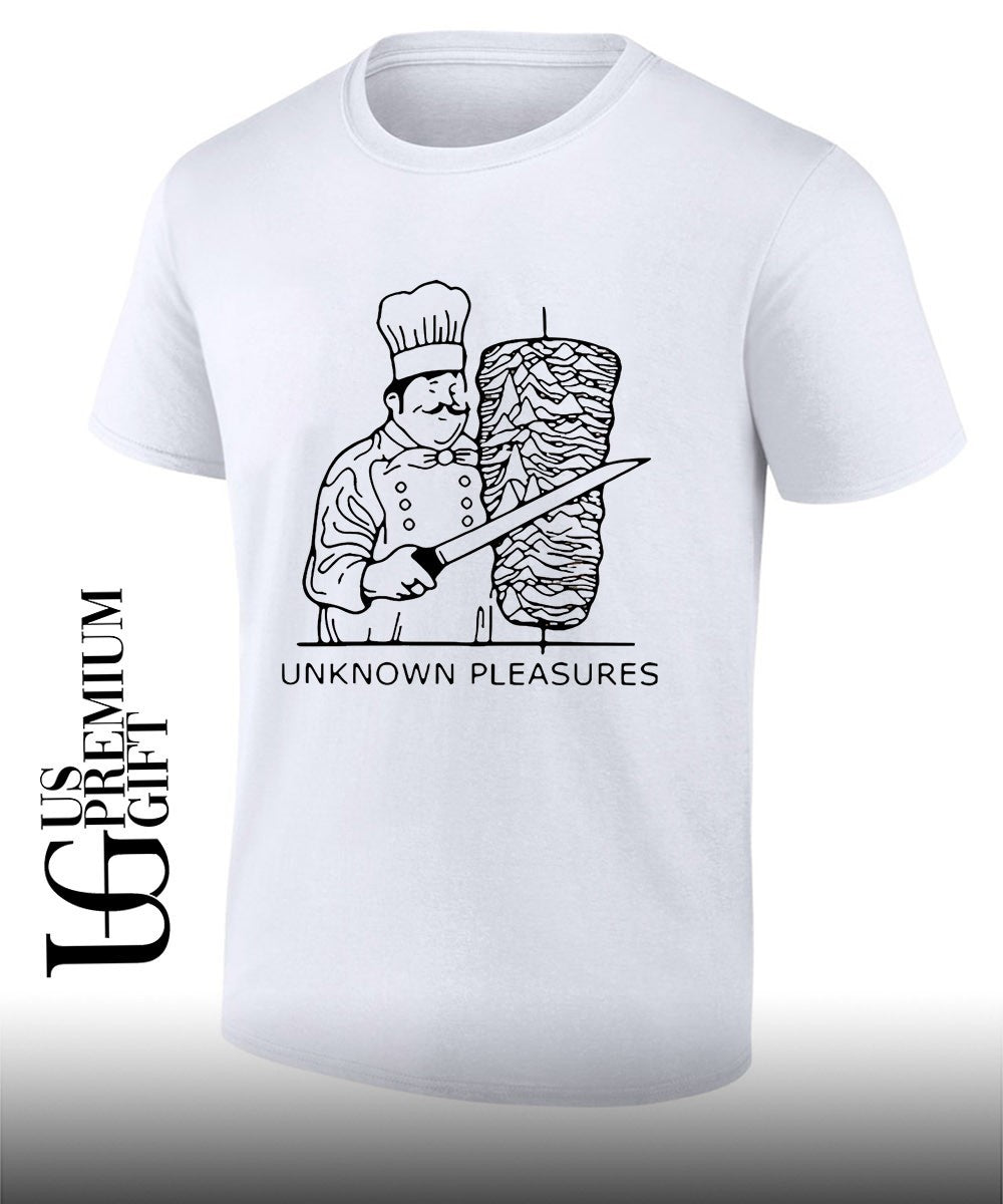 Unknown pleasures kebab joy division parody shirt