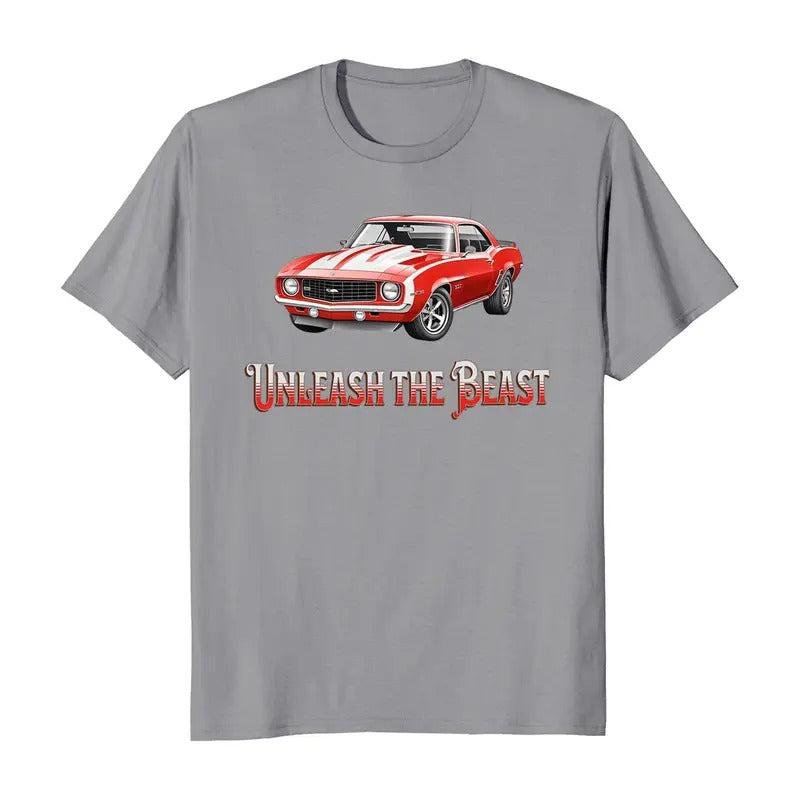Unleash The Beast 1969 Classic Muscle Car T-Shirt Hoodie, Sweatshirt | HypeDripTees.com