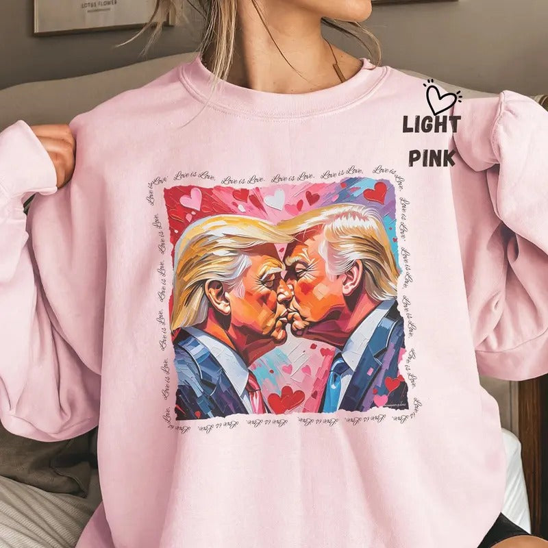 [Up To 5XL] Trump Is My Valentine Shirt Trump Valentine's Day T-shit Funny Trump Shirt Trump Lover T-shirt Trump...