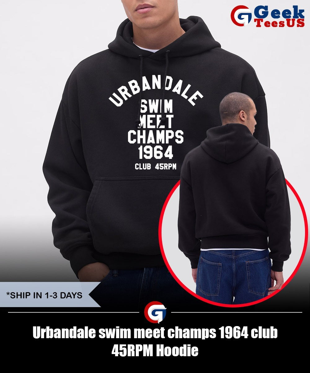 Urbandale swim meet champs 1964 club 45RPM shirt