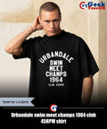 Urbandale swim meet champs 1964 club 45RPM shirt