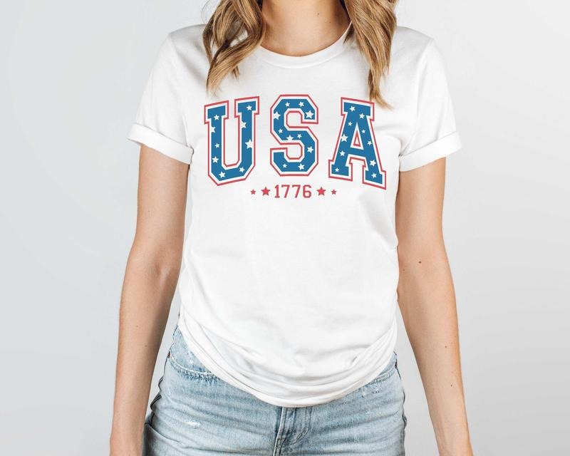 Usa 1776 Shirt Unisex Usa Tshirt Independent Day Gift For Her  sweater and hoodie Sweatshirt | HypeDripTees.com