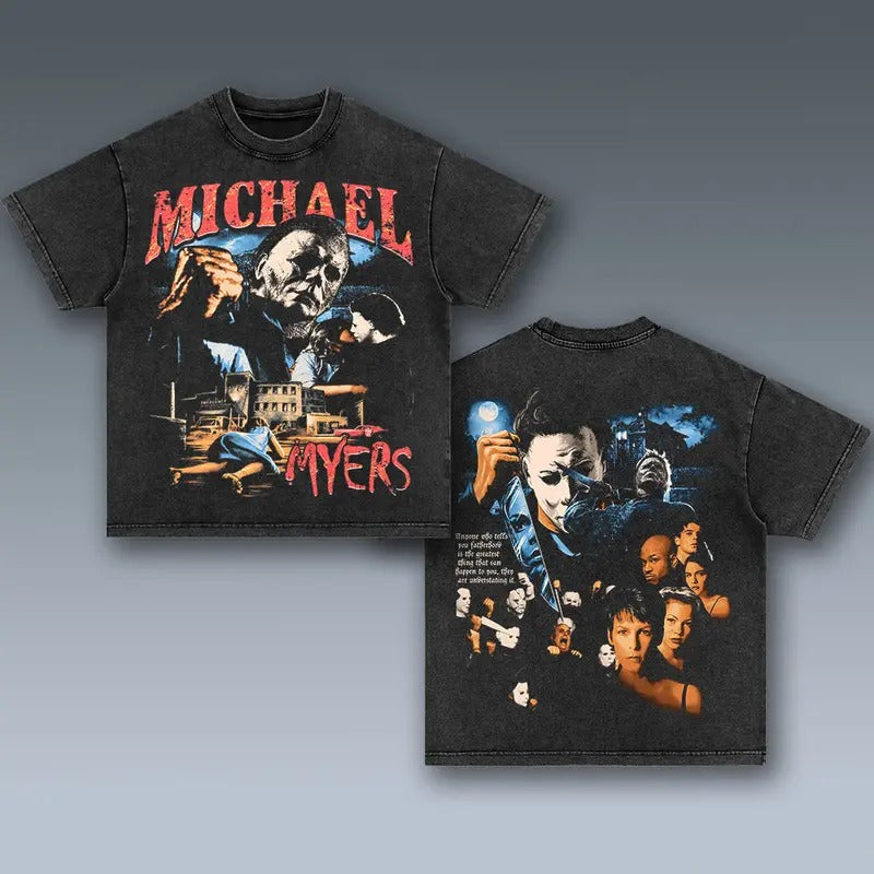 VINTAGE TEE | MICHAEL MYERS Trending Movie T shirt Vintage 90s T-shirt gift for Movie fans gift for him gift for her...