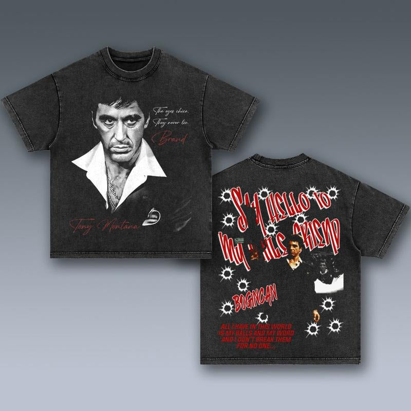 VINTAGE TEE | TONY MONTANA Trending Movie T shirt Vintage 90s T-shirt gift for Movie fans gift for him gift for her...