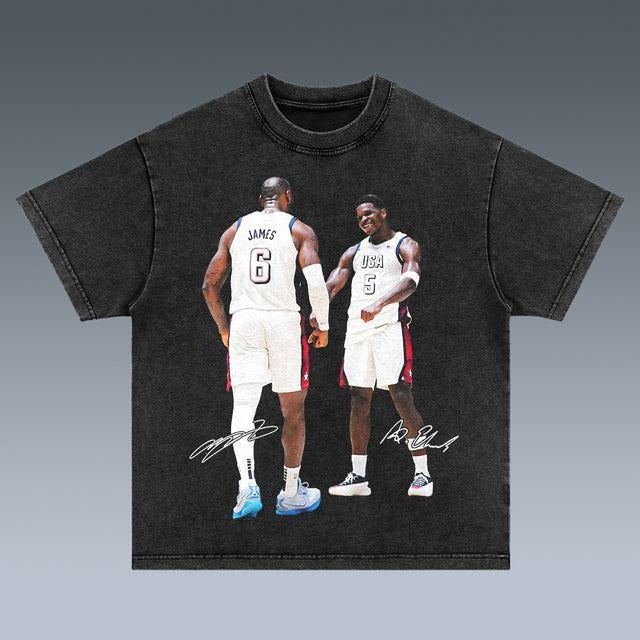 VINTAGE TEE | USA BASKETBALL TEAM EDWARDS 7.24 T-Shirt Hoodie, Sweatshirt | HypeDripTees.com