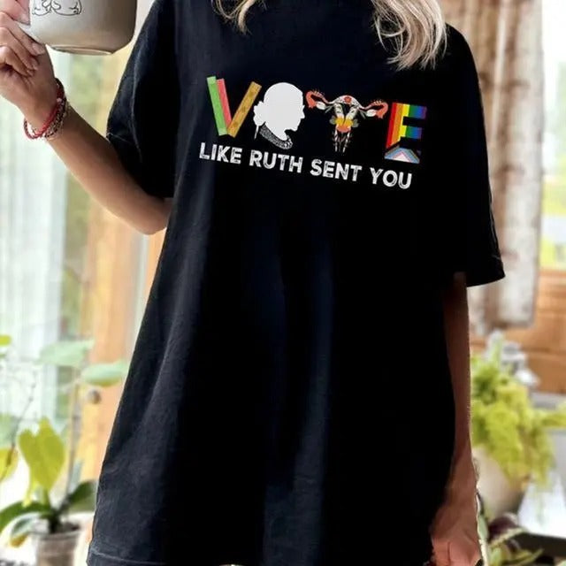 VOTE Ruth Bader Ginsburg Activism Shirtttttt T-Shirts, Hoodie, Sweatshirt | HypeDripTees.com