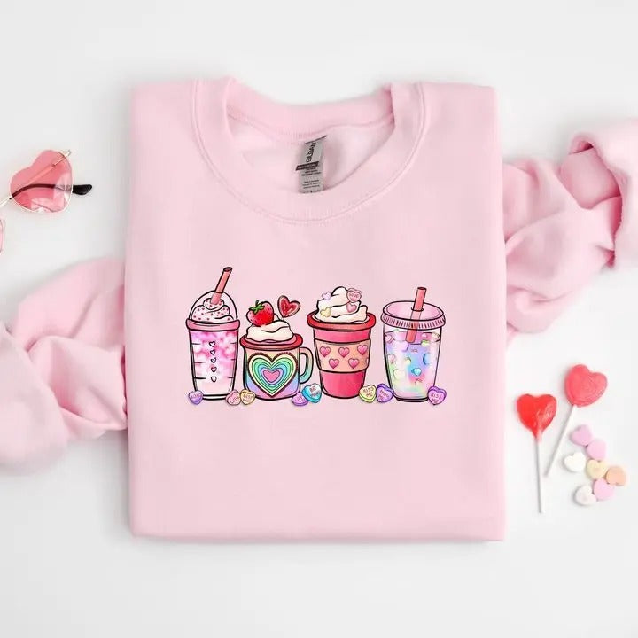 Valentine Sweatshirt, Valentine Gifts, Gift For Her T-Shirts, Hoodie | HypeDripTees.com