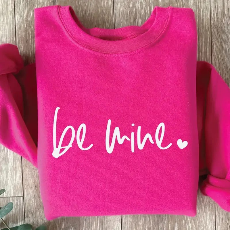 Valentine's Day Shirt Shirt, Be Mine Shirt, Valentine, Teacher, Heart, Love Hoodie, Sweatshirt | HypeDripTees.com