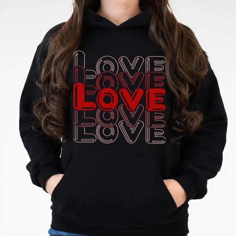 Valentine's Day Sweatshirt, Love Sweatshirt Gift for Women T-Shirts, Hoodie | HypeDripTees.com