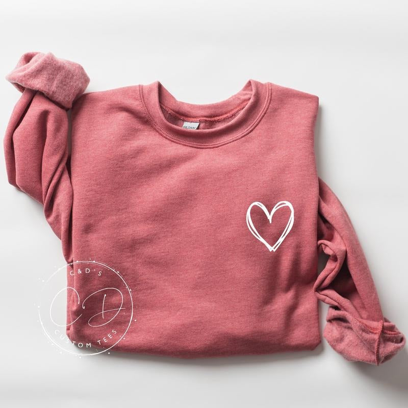 Valentine's Day Sweatshirt, Valentine's Day Shirt, Valentines Tees Hoodie | HypeDripTees.com