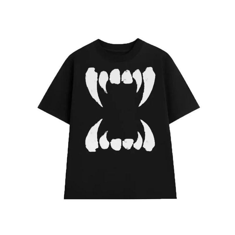 Vampire Teeth T-Shirt Highlighting Nu Goth and Alternative Aesthetic for Women and Men Hoodie, Sweatshirt | HypeDripTees.com