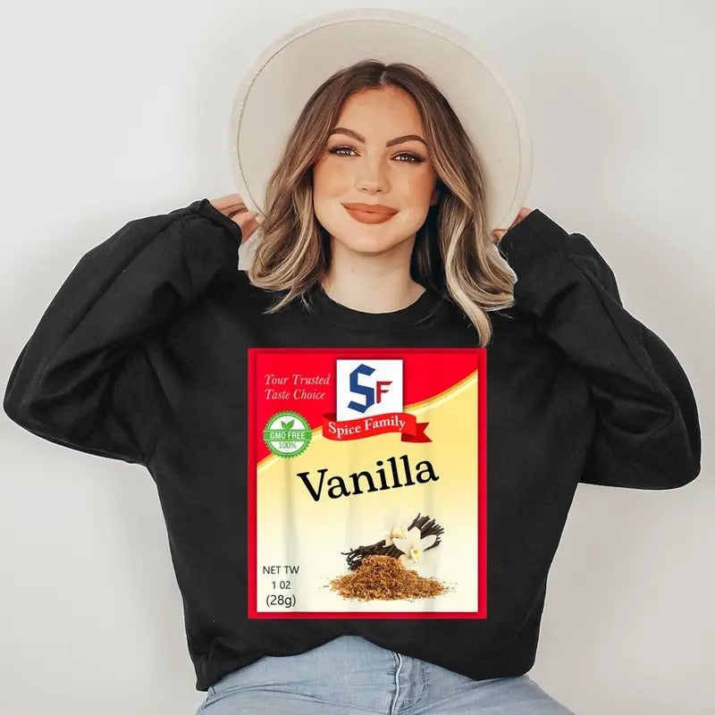 Vanilla Condiment Costume Holiday Spice Costumes Sweatshirt T-Shirts, Hoodie | HypeDripTees.com