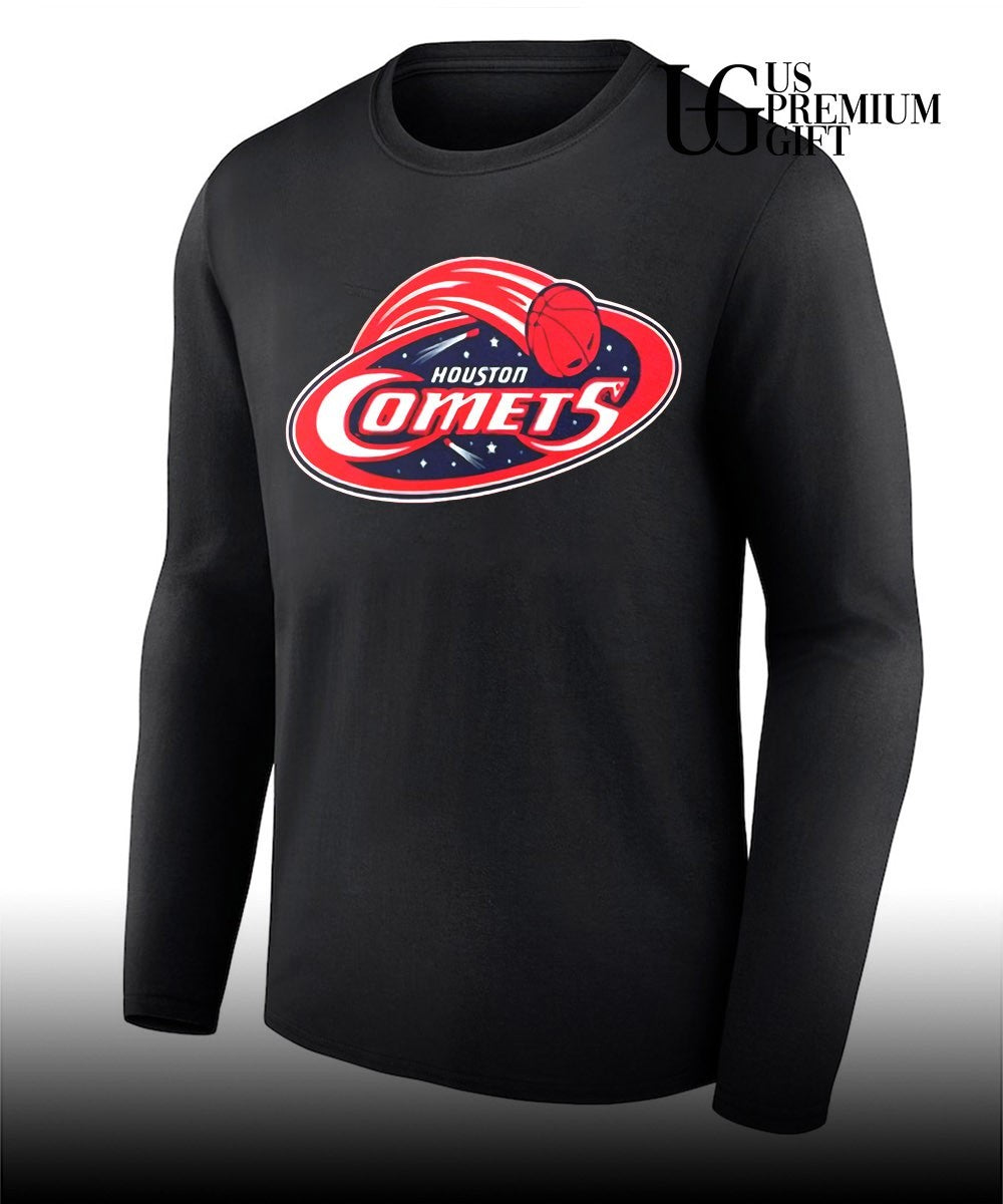 Vanvleet Rockin A Houston Comets logo shirt