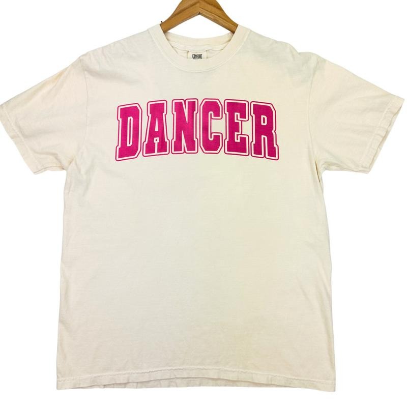 Varsity Letter Dancer Comfort Colors T-Shirt Hoodie, Sweatshirt | HypeDripTees.com
