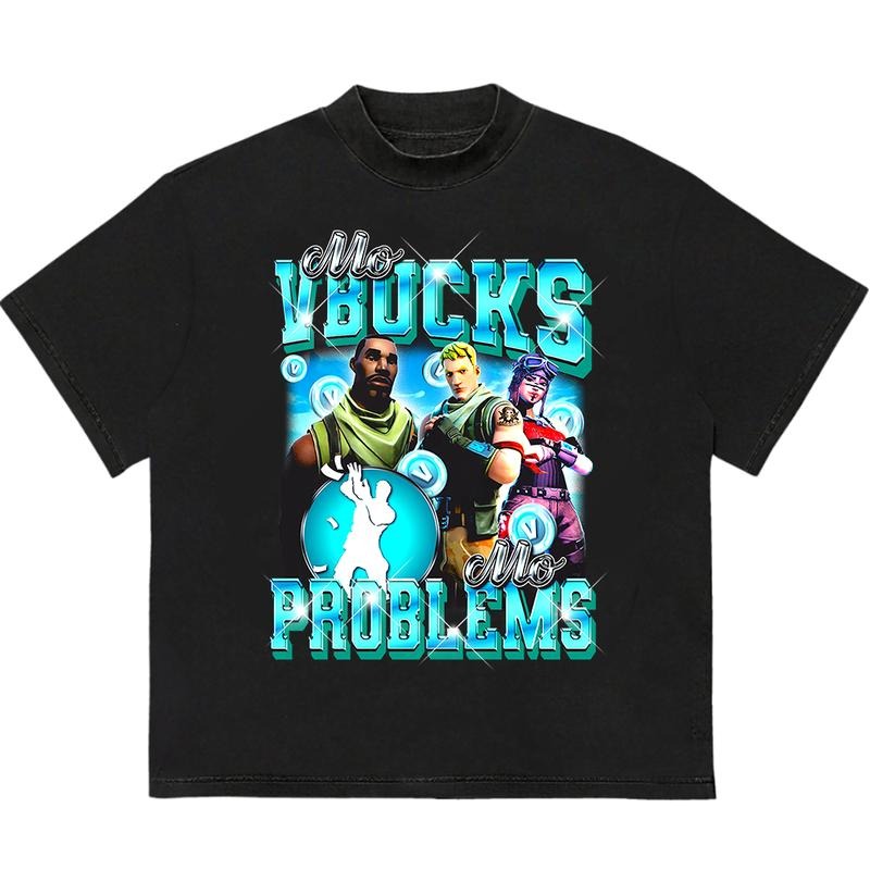 Vbocks Fortniite T-Shirt Graphic Tees for Him and Her Trendy Graphic T-Shirt with Street Style Hoodie, Sweatshirt