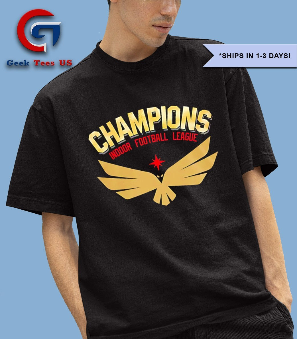 Vegas Knight Hawks 2025 IFL National Champions logo shirt