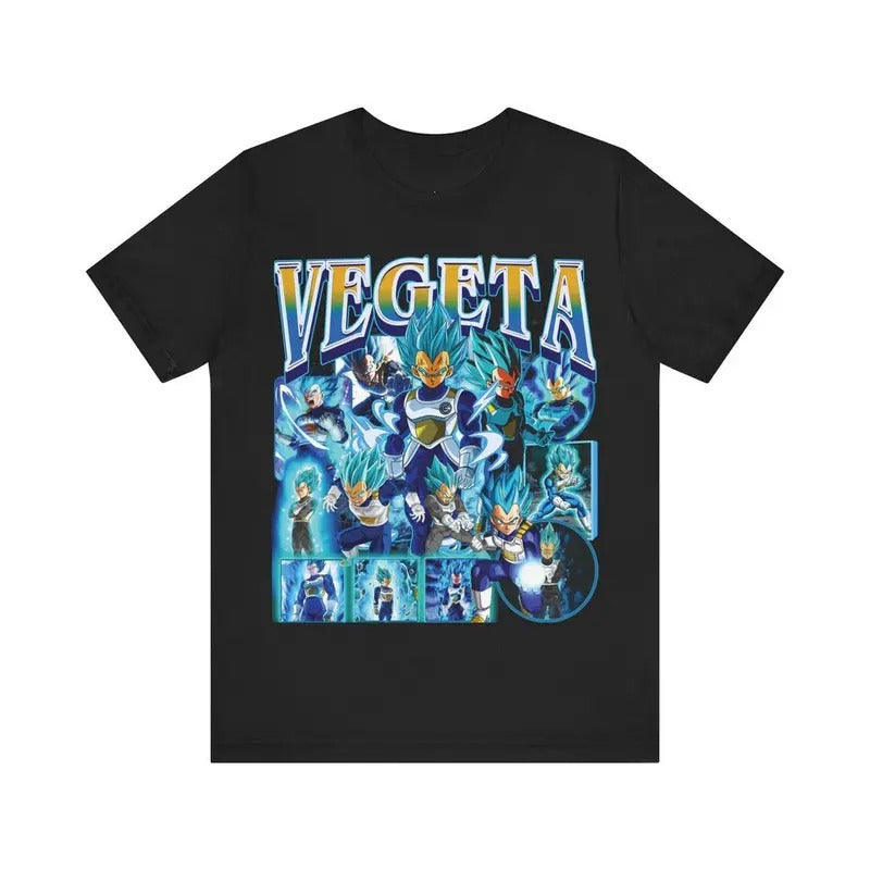 Vegeta Blue Shirt Vegeta Super Saiyan Blue Dragonball Anime T-Shirt, Sweatshirt, Hoodie | HypeDripTees.com