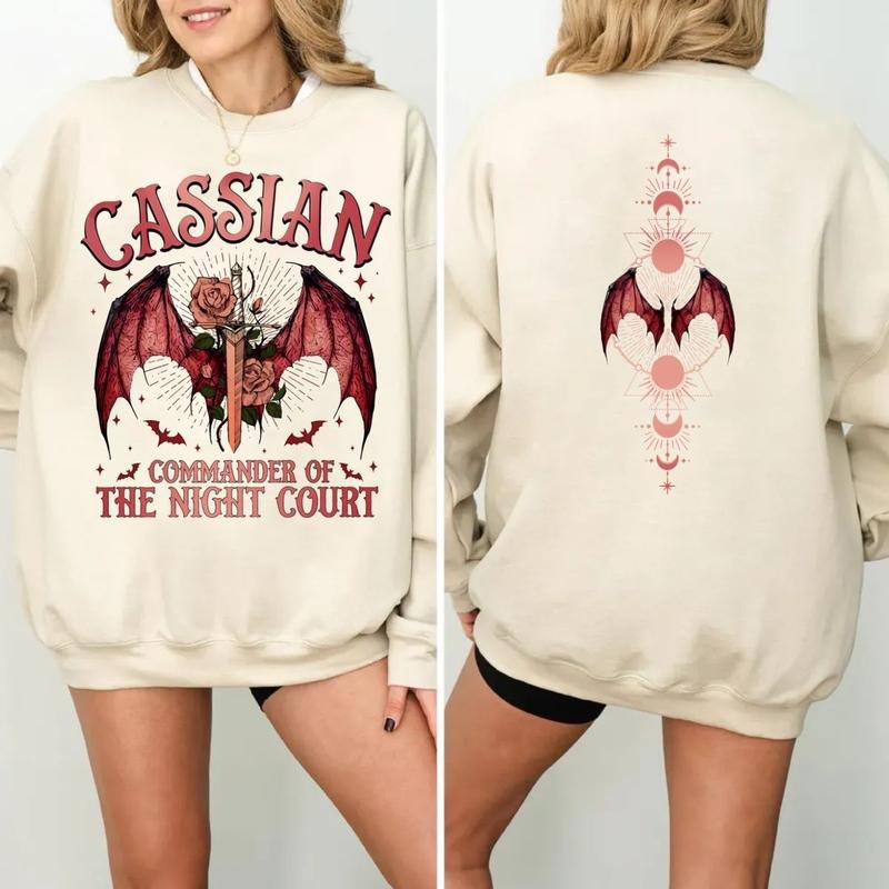 Velaris City Of Starlight Acotar Two Sided Shirt, The Night Court Shirt, Court Of Dreams, Cassian, Booklover Shirt,...