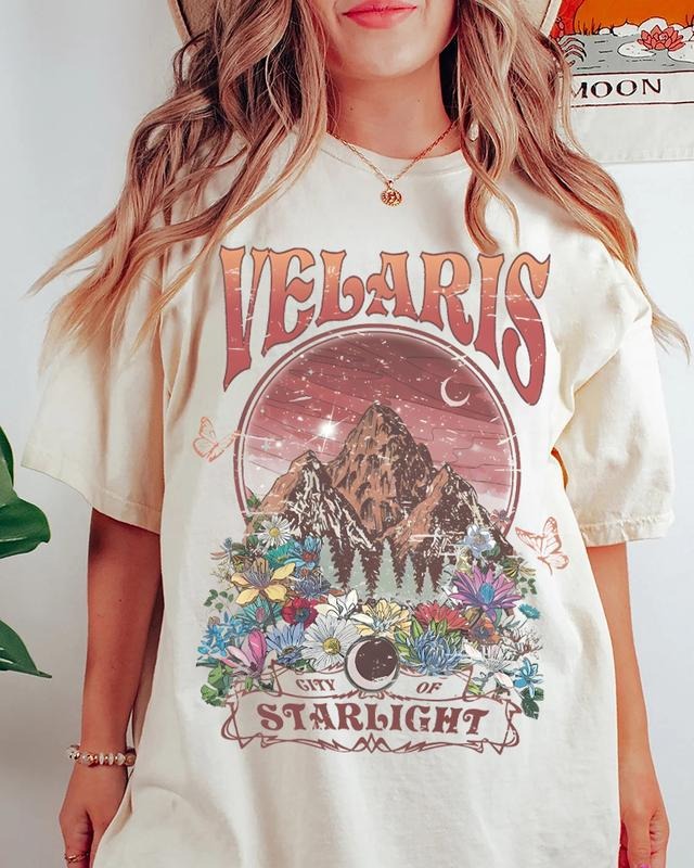 Velaris City of Starlight ACOTAR Shirt, The Night Court Shirt, Bookish Gift, Court of Thorns and Roses Shirt Hoodie,...