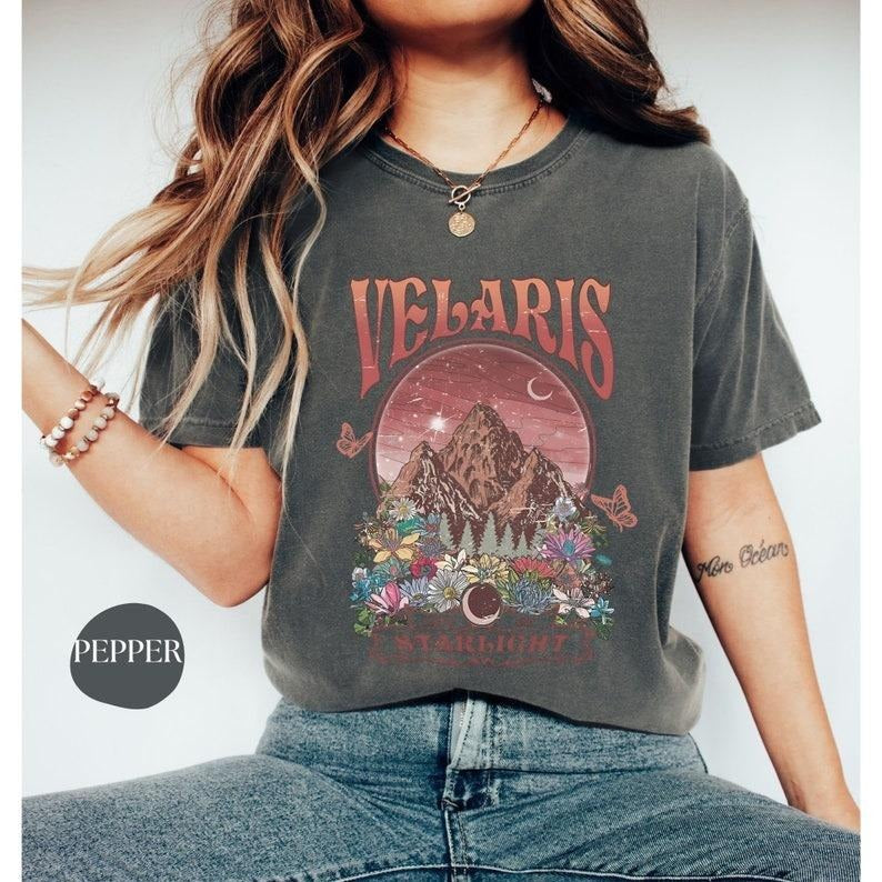 Velaris City of Starlight Shirt, The Night Court Shirt, Bookish Gift, Court of Thorns and Roses Shirt, ACOTAR T-shirt,...
