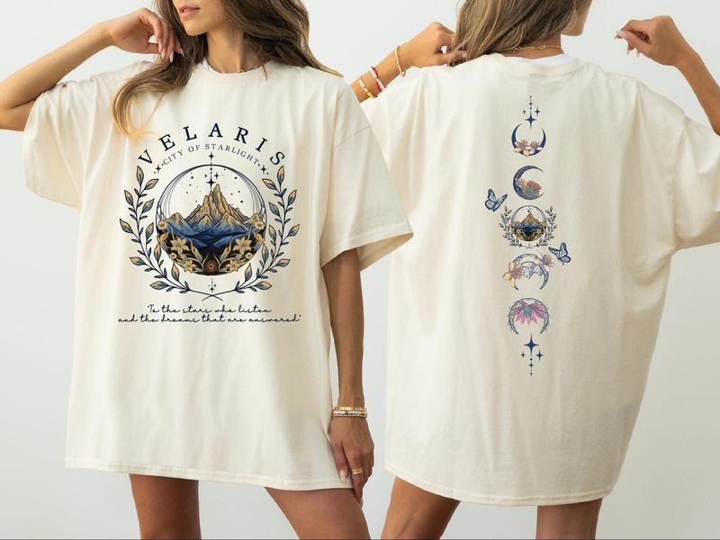 Velaris Shirt, Thorns and Roses Court of Dreams Shirt, Acotar Shirt, Night Court Acotar, Sarah J Maas