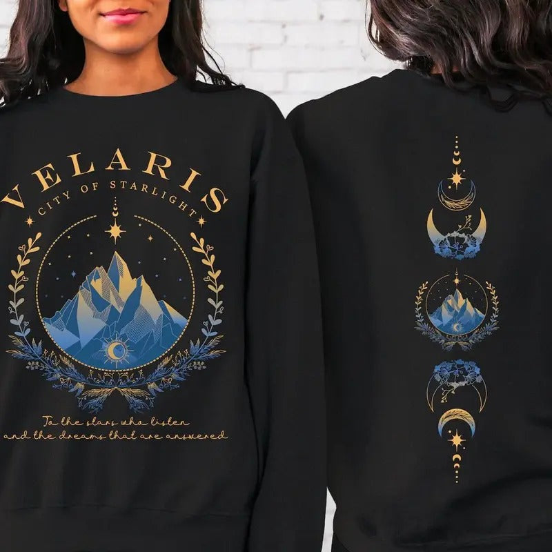 Velaris Sweatshirt, The Night Court Velaris Shirt, Romance Readers Tee, City of Starlight Sweater, Acotar Shirt, Fantasy...