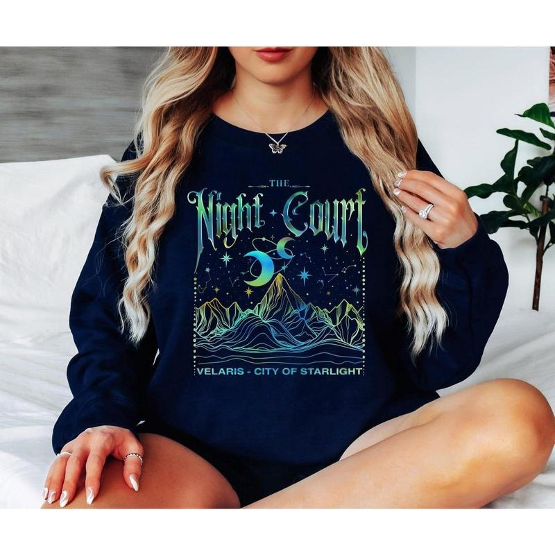 Velaris The Night Court Acotar Shirt , Court Of Dreams Sweatshirt, Acotar Tee, Acotar Sweatshirt, ACOTAR, Velaris City of...